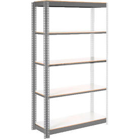 Global Industrial 5 Shelf Heavy Duty Boltless Shelving Add On 48""Wx12""Dx84""H Laminate Deck USA