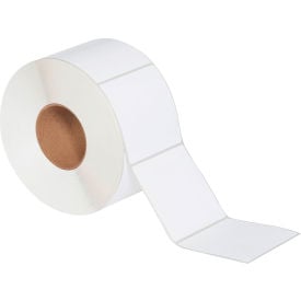 Global Industrial™ Direct Thermal Labels 4""W x 4""L 3"" Core White 4/Pack