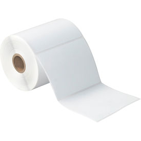 Global Industrial™ Desktop Direct Thermal Labels 4""W x 4""L 1"" Core 4""OD White 12/Pack
