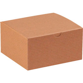 Global Industrial Gift Boxes 5""L x 5""W x 3""H Kraft 100/Pack