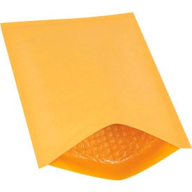 Global Industrial™ Heat Seal Bubble Mailers #1 7-1/4""W x 12""L Kraft 100/Pack