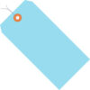 Global Industrial Shipping Tag Pre-Wired #2 3-1/4""L x 1-5/8""W Light Blue 1000/Pack
