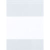 Global Industrial White Block Reclosable Poly Bags 24""W x 24""L 2 Mil Clear 250/Pack
