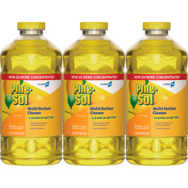 Pine-Sol® CloroxPro Multi-Surface Cleaner Concentrated Lemon Fresh Scent 80 oz Bottle 3/Case