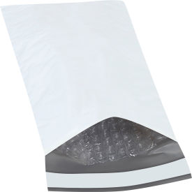 Global Industrial™ Bubble Lined Poly Mailers 5""W x 10""L 2 Mil White 25/Pack