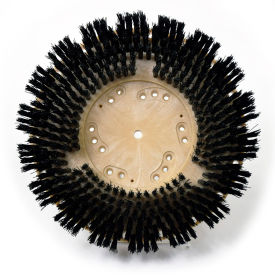 Global Industrial™ 13"" Heavy Duty Nylon Scrub Brush for Concrete Black
