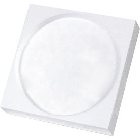 Global Industrial Haz Mat Foam Inserts For 1 Quart Paint Can 5""L x 5""W x 1-1/4""H White 100/Pack