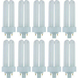 Sunlite® 4-Pin Compact Fluorescent Light Bulb GX24q3 Base 4100K 26W Cool White Pack of 10