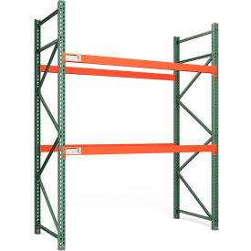 Global Industrial™ Bolted Teardrop Pallet Rack Starter 144""Wx 42""D x 120""H 5702 lbs Shelf Cap
