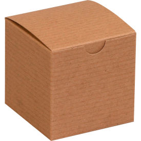 Global Industrial Gift Boxes 3""L x 3""W x 3""H Kraft 100/Pack