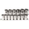 Chrome Socket 1/2"" Drive 6 Point 21mm Short