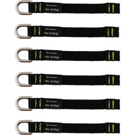 Ergodyne Squids® 3700-BULK Web Tool Tails Long Black 2lb 60 Pack