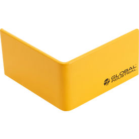 Global Industrial™ Safety Floor Curb Heavy-Duty 90° Corner 3/8'' Thick Yellow