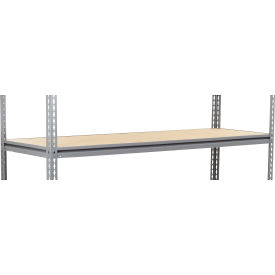 Global Industrial Extra Heavy Duty Boltless Shelving Z Beam 96Wx36D Wood Deck