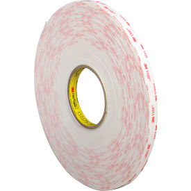 VHB™ 4955 Double Sided Foam Tape 1/2"" x 5 Yds. 80 Mil White