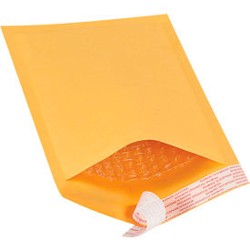 Global Industrial™ Self Seal Bubble Mailers #00 5""W x 10""L Kraft 250/Pack