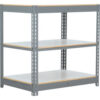 Global Industrial 3 Shelf Standard Duty Boltless Shelving Starter 48""Wx24""Dx36""H Laminate Deck