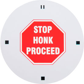 Global Industrial LED Sign Projector Lens Stop Honk Proceed