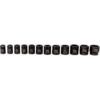 Impact Socket Set 1/2"" Drive 6 Point Short 12 Piece