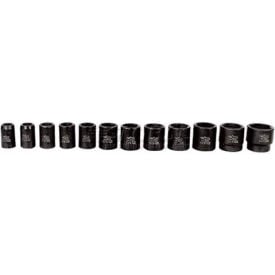 Impact Socket Set 1/2"" Drive 6 Point Short 12 Piece