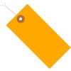 Global Industrial Tyvek® Shipping Tag Pre-Wired 3-3/4""L x 1-7/8""W Orange 100/Pack