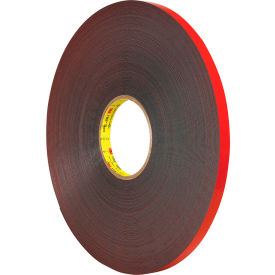 VHB 5925 Double Sided Foam Tape 1/2"" x 5 Yds. 25 Mil Black