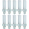 Sunlite® 2-Pin Compact Fluorescent Light Bulb GX23-2 Base 3500K 13W Neutral White Pk of 10
