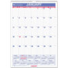 AT-A-GLANCE® Monthly Wall Calendar with Ruled Daily Blocks 12 x 17 Jan to Dec 2025