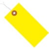 Global Industrial Tyvek® Shipping Tag Pre-Wired 4-3/4""L x 2-3/8""W Yellow 100/Pack