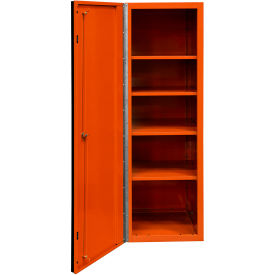 Extreme Tools DX Side Locker 5 Shelves 19""W x 21""D x 56-1/2""H Orange with Black Handle