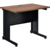 Interion Traditional Office Desk 36""W x 24""D x 30""H Walnut