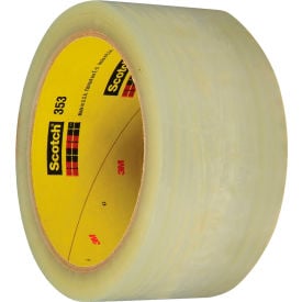Scotch® 353 Carton Sealing Tape 2"" x 55 Yds. 1.9 Mil Clear