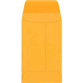 Global Industrial™ Gummed Envelopes 2-1/4""W x 3-1/2""L Kraft 5000/Pack