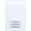 Global Industrial Resealable Warning Poly Bags 4""W x 6""L 1.5 Mil Clear 100/Pack
