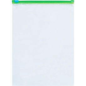 Global Industrial™ Minigrip Slider Grip Reclosable Poly Bags 9""W x 12""L 2.7 Mil Clear 250PK