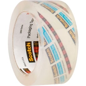 Scotch® 3850 Hot Melt Tape 2"" x 55 Yds. 3.1 Mil Clear