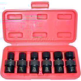 Impact Flex Socket Set 3/8"" Drive 6 Point Short 6 Piece