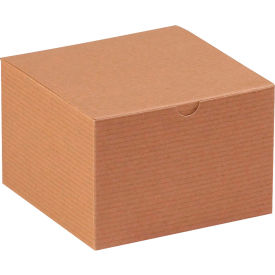 Global Industrial Gift Boxes 6""L x 6""W x 4""H Kraft 100/Pack