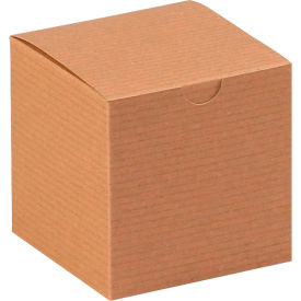 Global Industrial Gift Boxes 4""L x 4""W x 4""H Kraft 100/Pack
