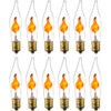 Sunlite® Incandescent Chandelier Bulb with E12 Candelabra Base 3W 120V Clear Pack of 12