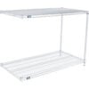 Nexel® 2 Shelf Stainless Steel Wire Shelving Unit Add On 60""W x 24""D x 34""H