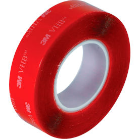 VHB 4905 Double Coated Film Tape 1"" x 5 Yds. 20 Mil Clear