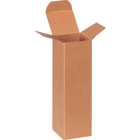 Global Industrial Reverse Tuck Folding Cartons 2""L x 2""W x 7""H Kraft 500/Pack