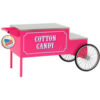 Paragon 3060010 Cotton Candy Spoke Machine Wheel Cart 56""W x 41-1/2""D x 26""H