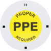 Global Industrial™ LED Sign Projector Lens Proper PPE Required
