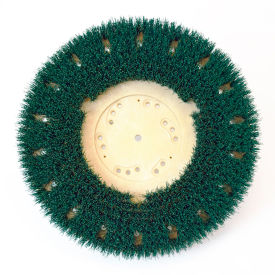 Global Industrial™ 17"" 22/120 Grit Scrub Brush for Concrete Green