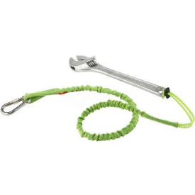 Ergodyne® Squids® Stainless Steel Single Carabiner 15 lbs. Extended Lime 19017