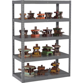 Global Industrial™ 5 Shelf Extra Heavy Duty Boltless Die Rack Shelving 48-5/8""Wx24-5/8""Dx84""H