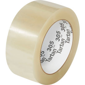 Tartan™ 305 Carton Sealing Tape 2"" x 110 Yds. 1.8 Mil Clear