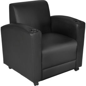 Regency Nova Lounge Chair Vinyl Seat Black